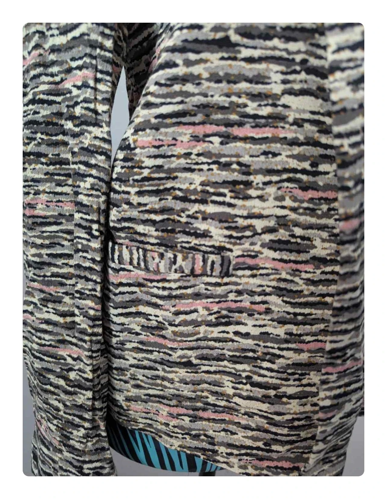 Blazer See U Soon cebra colorido talla M – photo 5